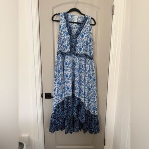 Tommy Bahama Blue and White Floral Dress